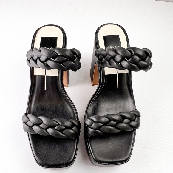 Dolce Vita Chunky Platform Heels womens 9 Black Ashby Twist Y2K 90s - Picture 5 of 12